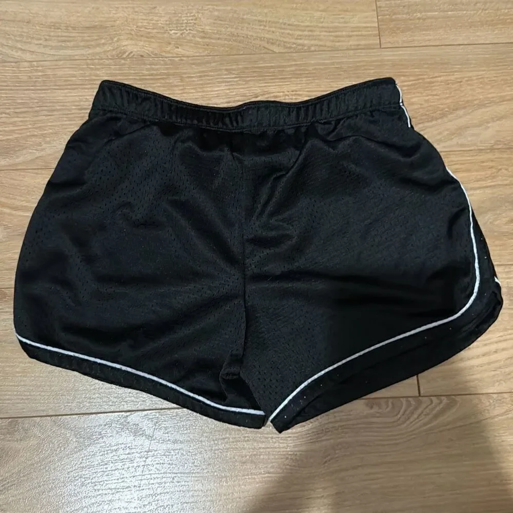 Justice black athletic shorts size 12‎